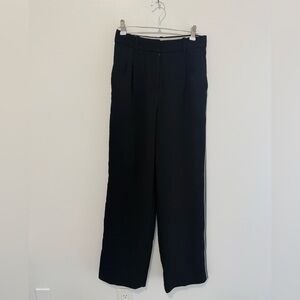 Aritzia Effortless Pant Dark Navy Side Stripe Tailored Trouser Size 2